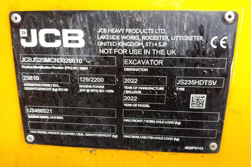 OmecoHub - Immagine JCB JS235HD
